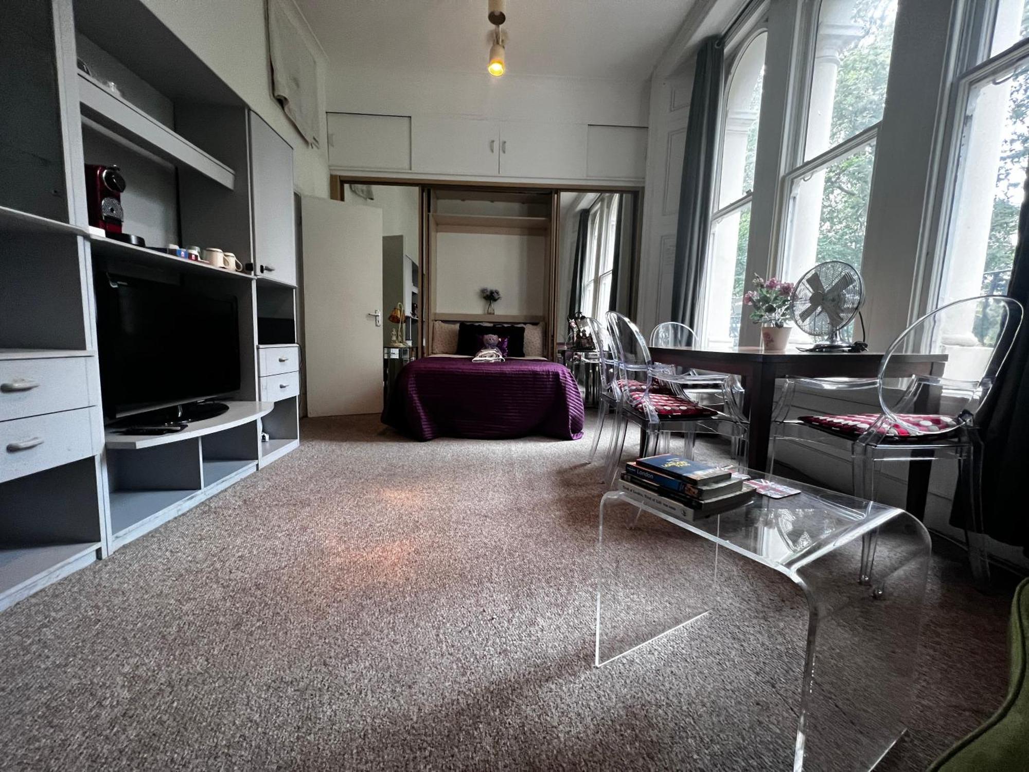 Hyde Park Studio Has Private Balcony With Tranquil Garden View Londra Dış mekan fotoğraf